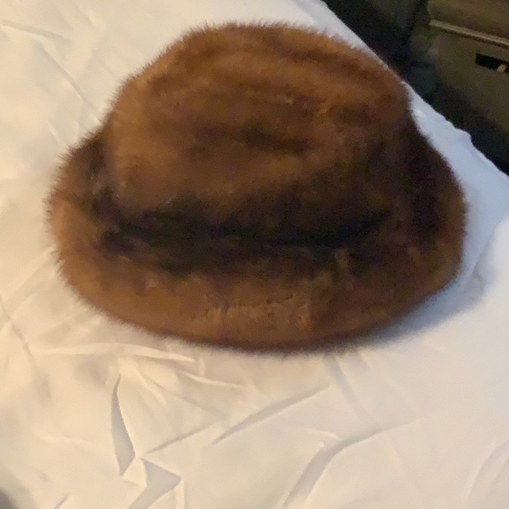 Henie Fur Hat, 100% Authentic